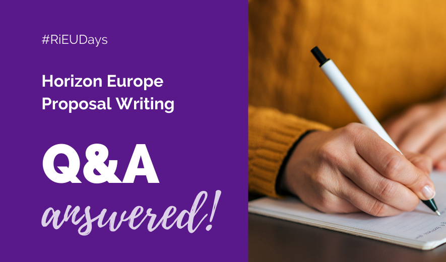 Q&A Horizon Europe Proposal Writing