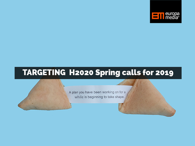 H2020 Spring 2019 deadlines: Which amazing project ideas are you working on?