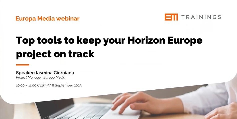 Top tools to keep your Horizon Europe project on track (September 2023)